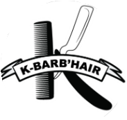 K Barb Hair Logo